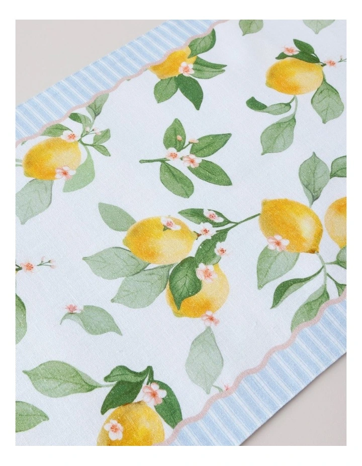 Lemon Runner 33x180cm in Multi image 2
