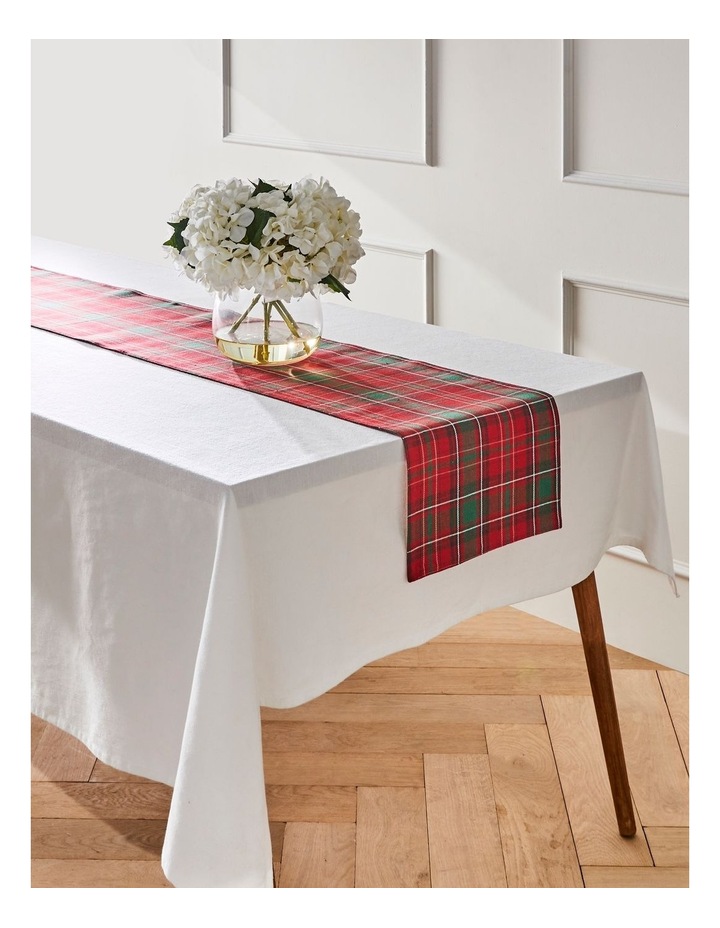 Heirloom Tartan Runner 33 x 180cm Red and Green image 2