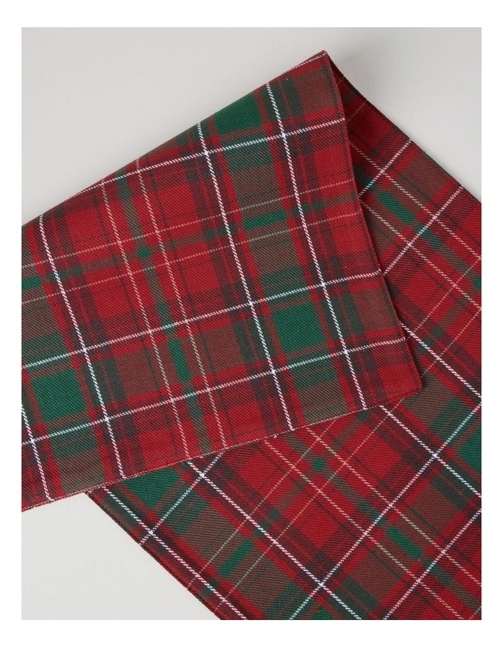 Heirloom Tartan Runner 33 x 180cm Red and Green image 4