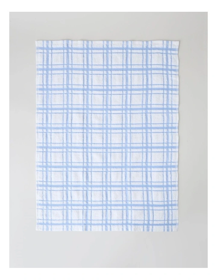 Terry Back Tea Towel Set of 4 in Blue image 4