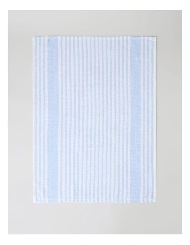 Terry Back Tea Towel Set of 4 in Blue image 5