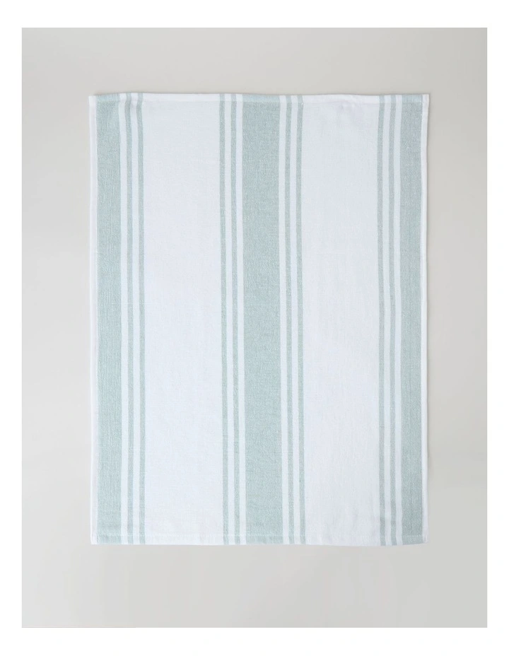 Terry Back Tea Towel Set of 4 Green image 2