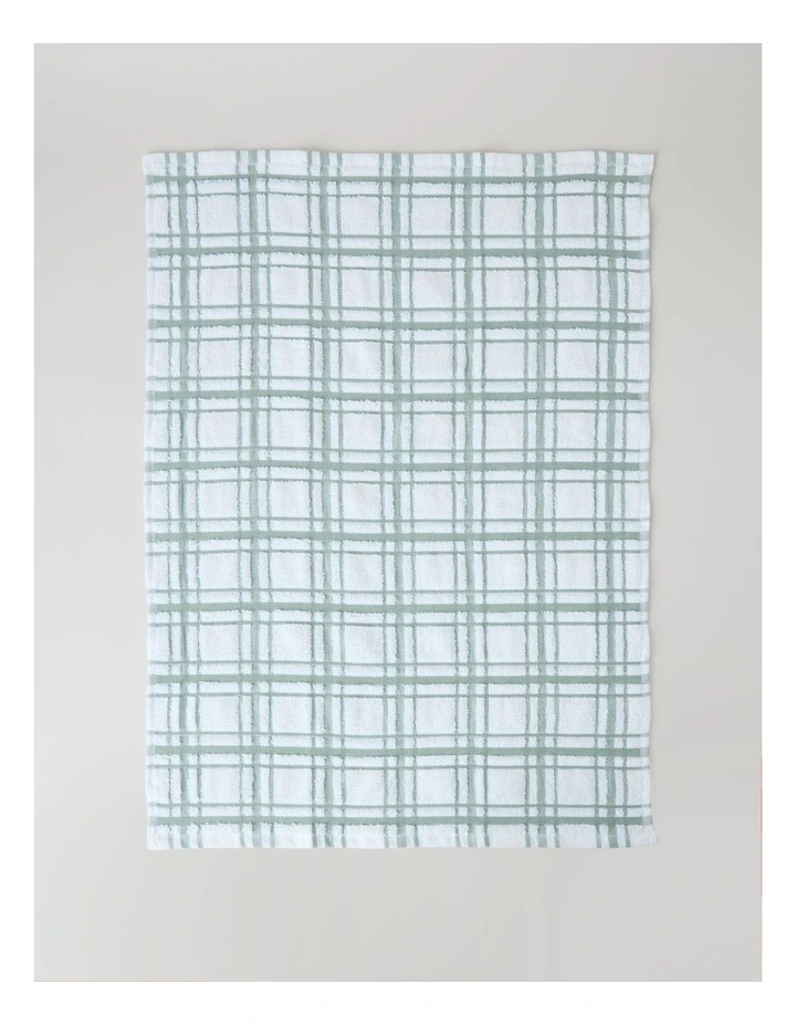 Terry Back Tea Towel Set of 4 Green image 5