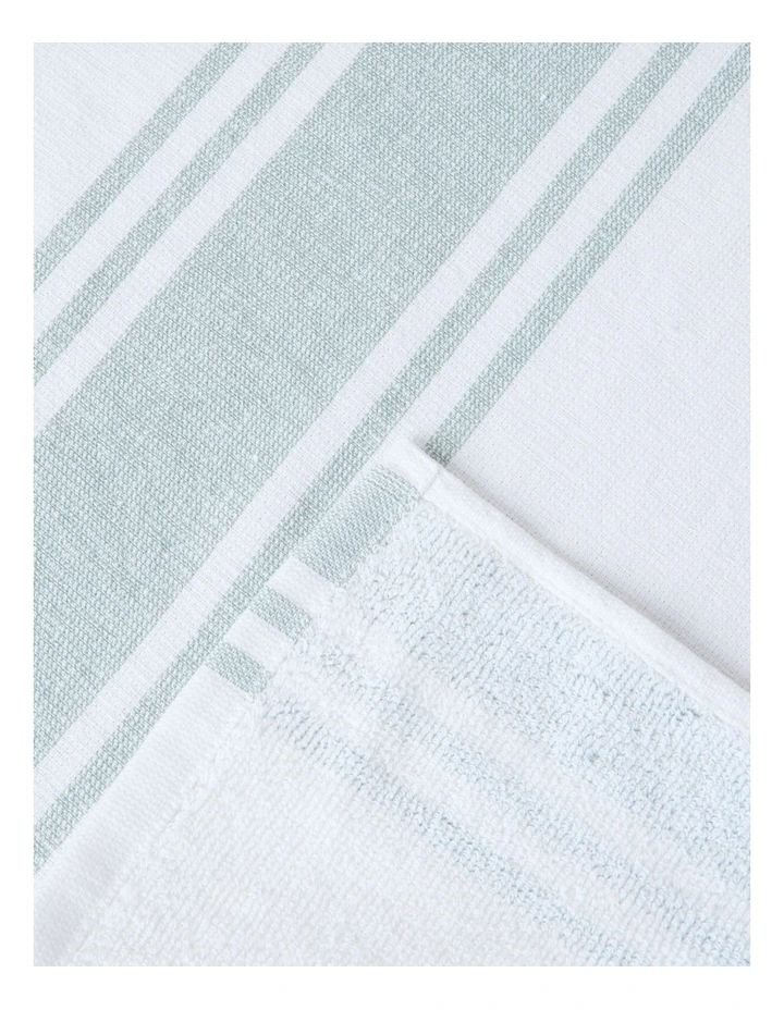 Terry Back Tea Towel Set of 4 Green image 7