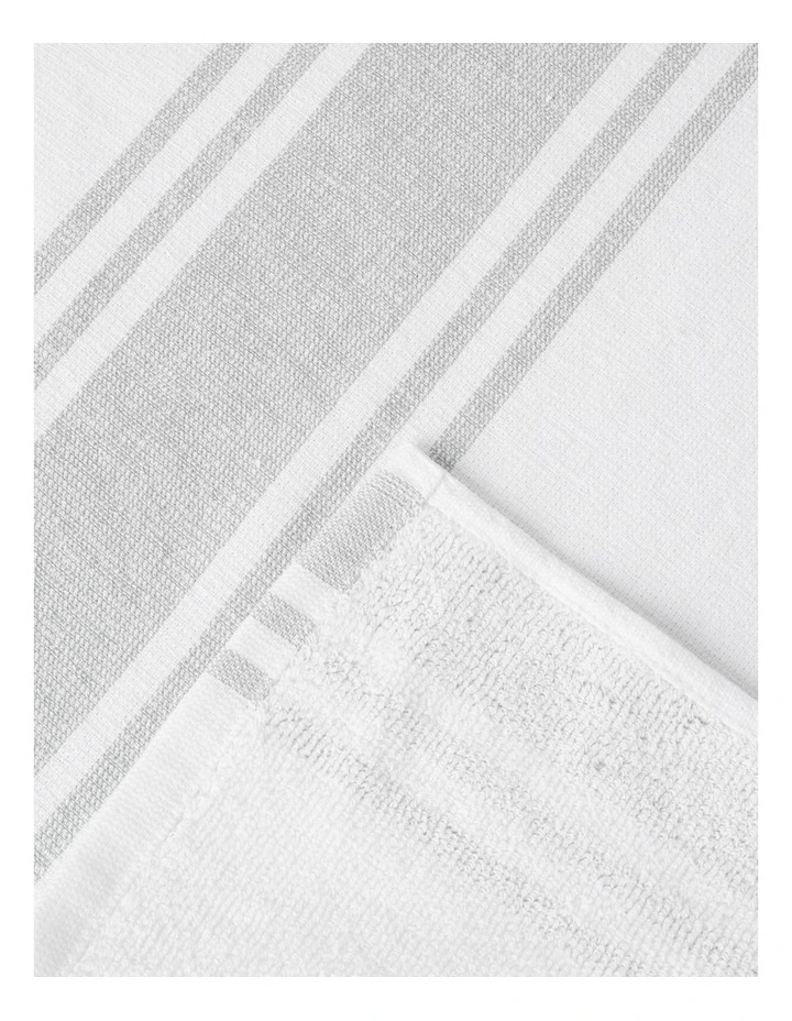 Terry Back Tea Towel Set of 4 Grey image 7