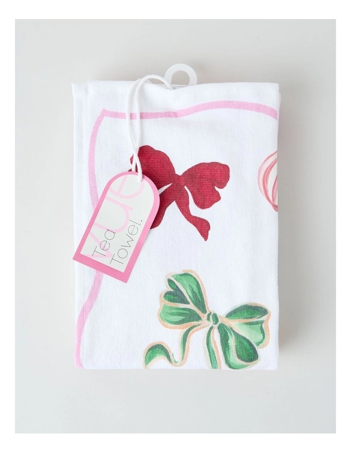 Christmas Chin Chin Tea Towel Set of 2 image 1