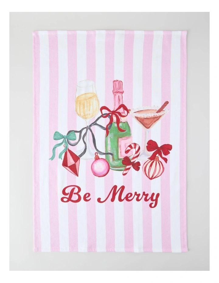 Christmas Chin Chin Tea Towel Set of 2 image 2