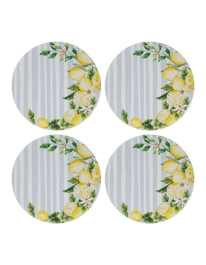 Hardboard Capri Round Coaster 4 Pack in Multi image 1