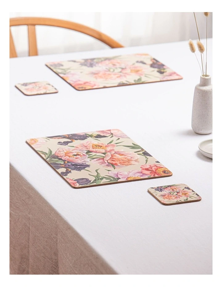 Hardboard Coventry Square Coaster 4 Pack in Multi image 2
