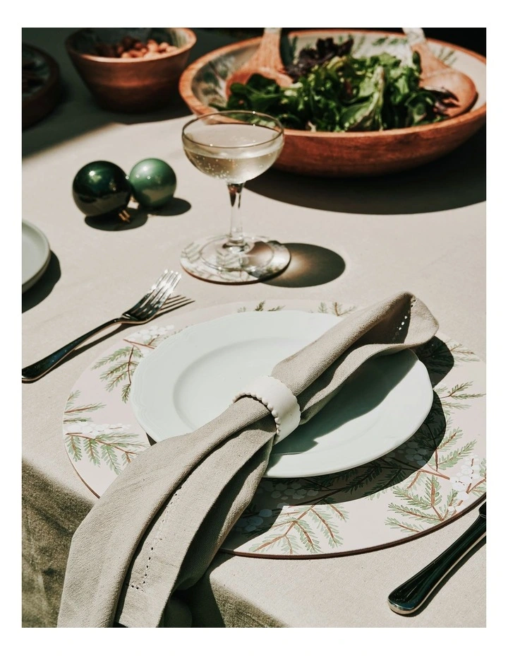 Snowberry Hard Placemats Set of 4 image 2