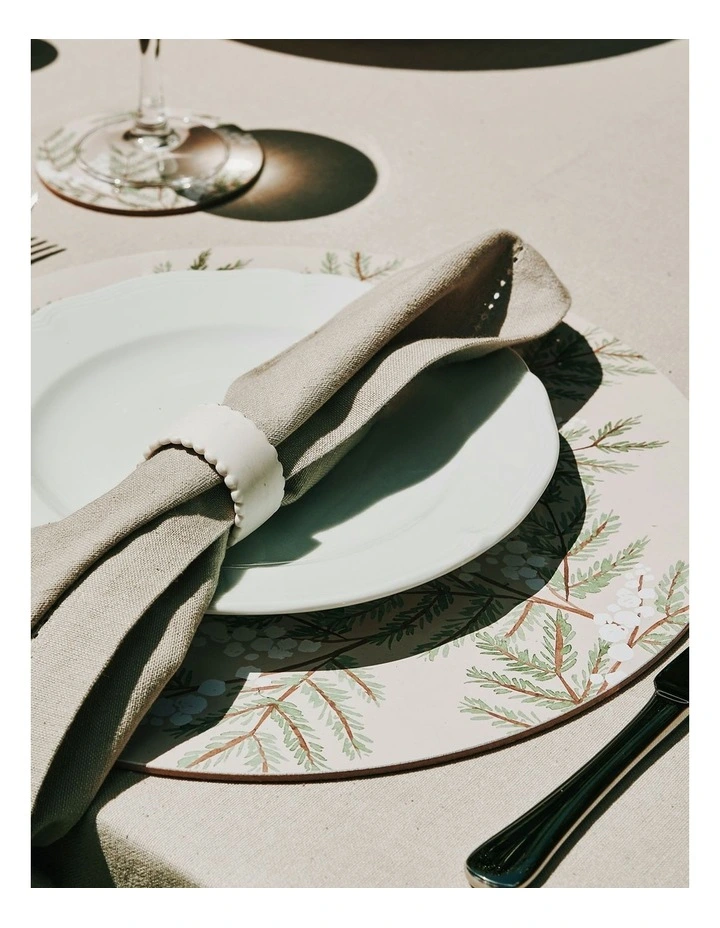 Snowberry Hard Placemats Set of 4 image 3