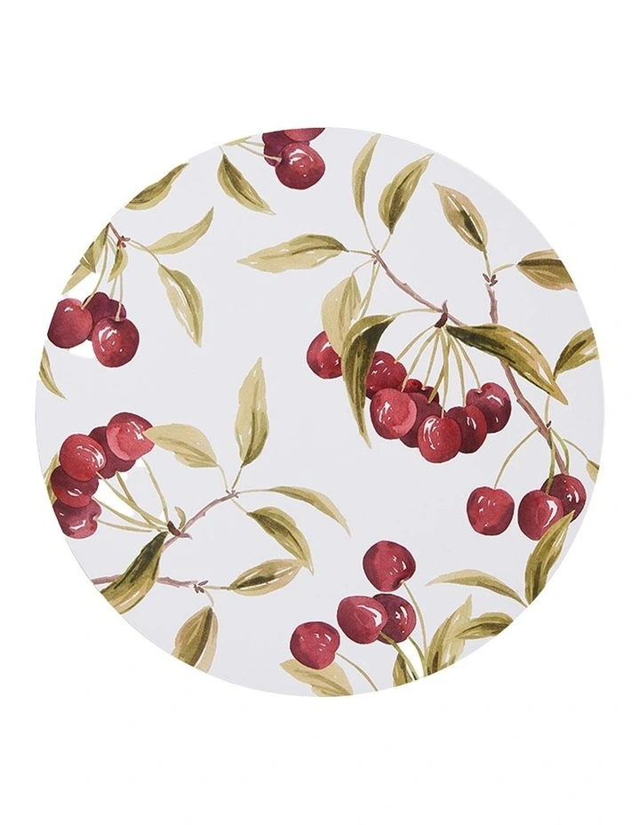 Cherry Hard Placemat Set of 4 in Multi image 1