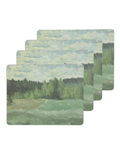 Landscape Hardboard Placemats 4 Pack in Multi