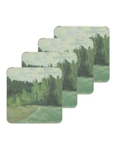 Landscape Hardboard Coasters Pack Of 4 in Multi