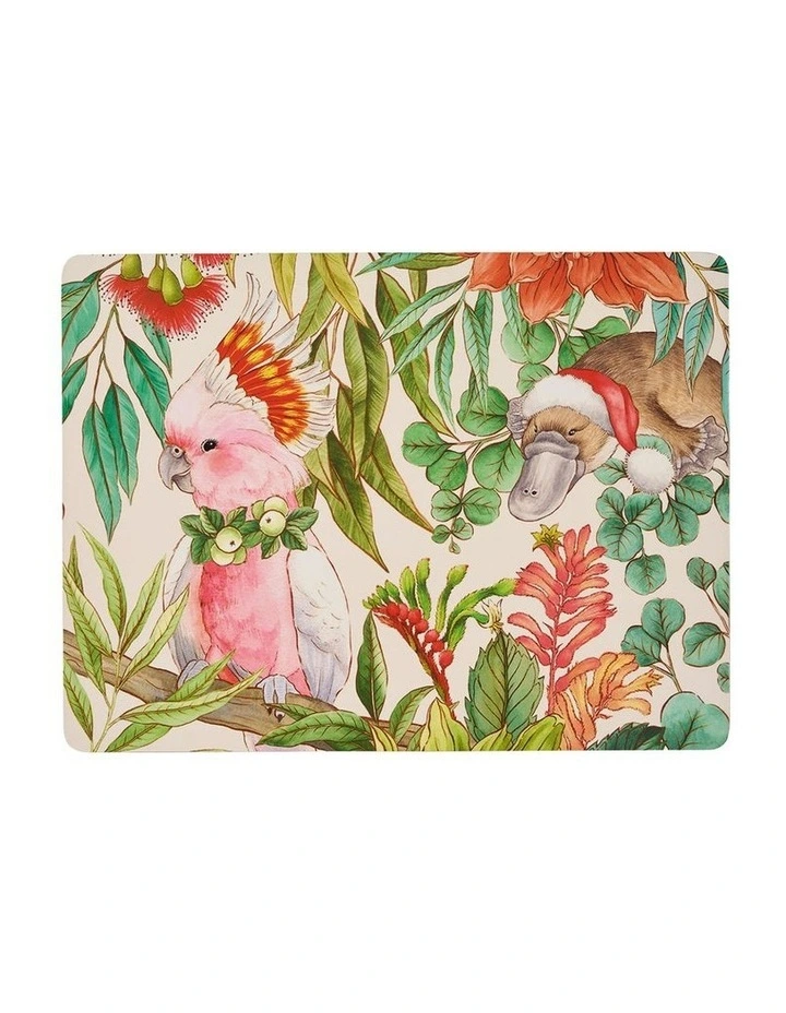 Bush Christmas Hardback Placemat Set of 4 in Multi image 4