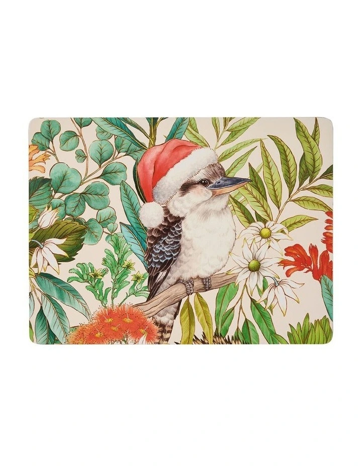 Bush Christmas Hardback Placemat Set of 4 in Multi image 5