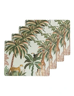 Hardboard Colonial Rectangle 4pk Placemat