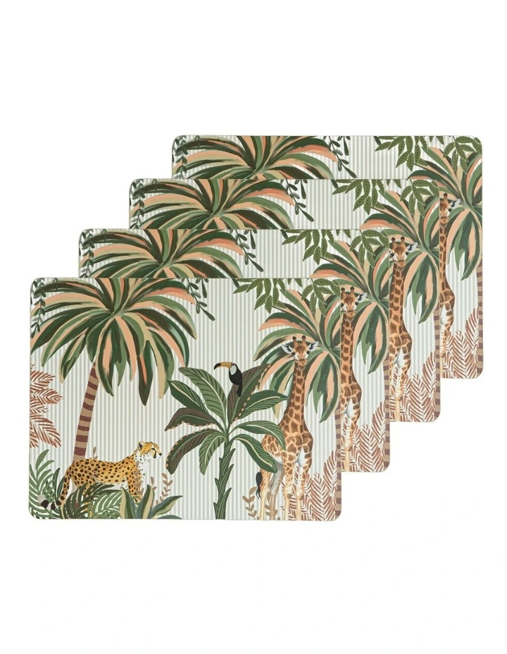 Hardboard Colonial Rectangle 4pk Placemat image 1