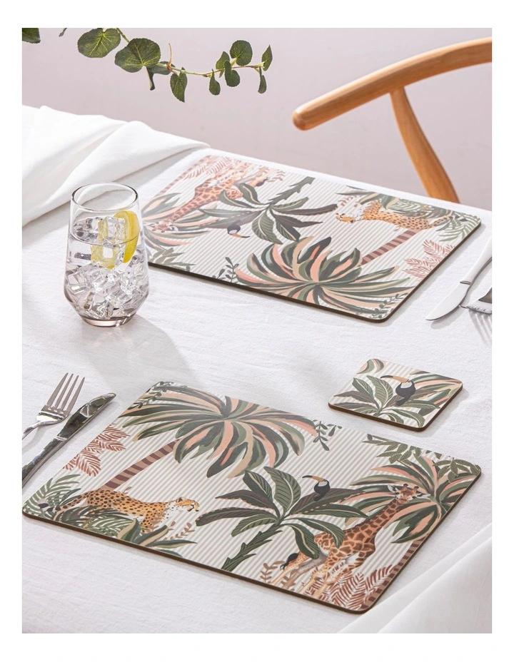 Hardboard Colonial Rectangle 4pk Placemat image 2
