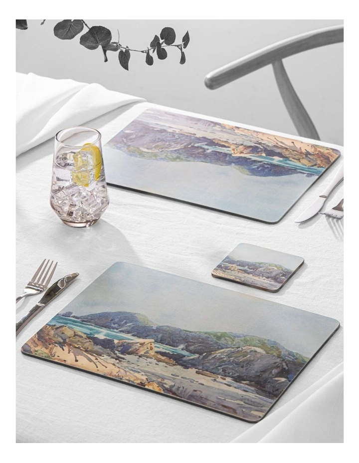 Hardboard Coastline Rectangle 4pk Placemat image 2