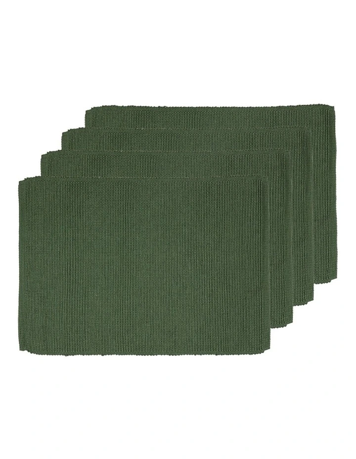 Newport Moss 4 Pack Placemat in Green image 1