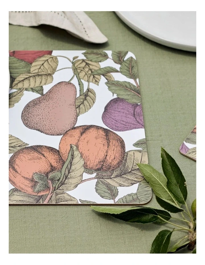 Orchard Rectangle Placemat Set Of 4 in Multi image 2