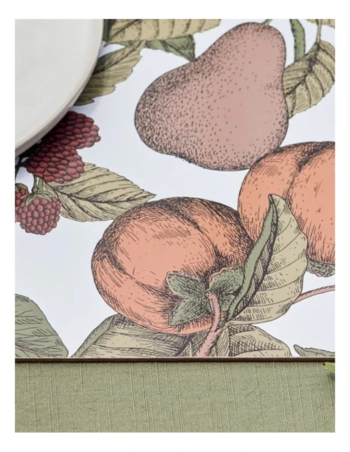 Orchard Rectangle Placemat Set Of 4 in Multi image 3