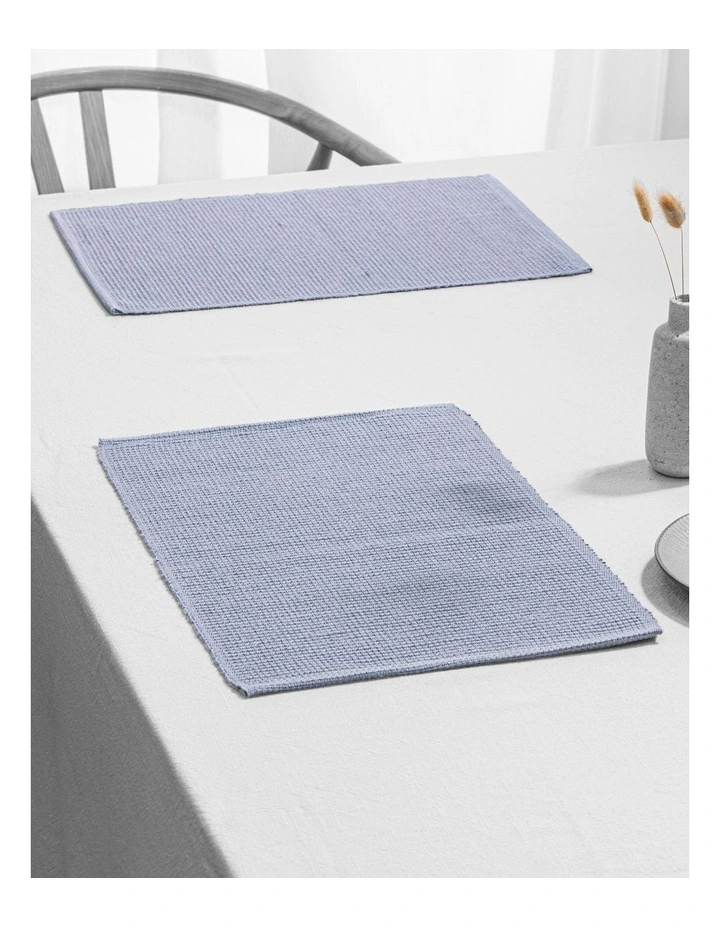 Newport Pale Blue 4pk Placemat image 2