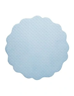 Banda Leather Look Placemat 38cm in Blue
