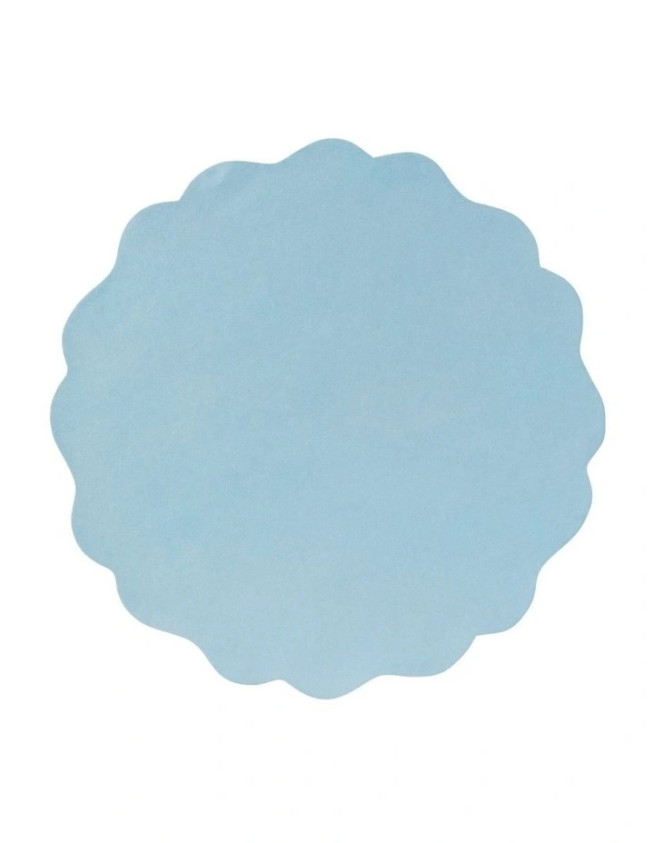 Banda Leather Look Placemat 38cm in Blue image 3