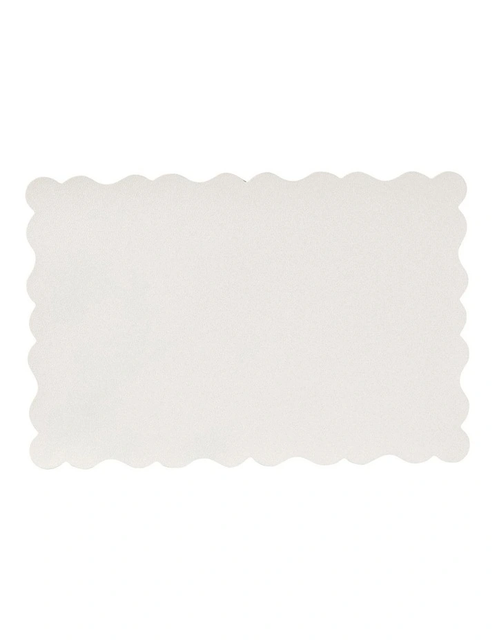 Banda Stripes Scallop Placemat 45x30cm Blue image 3