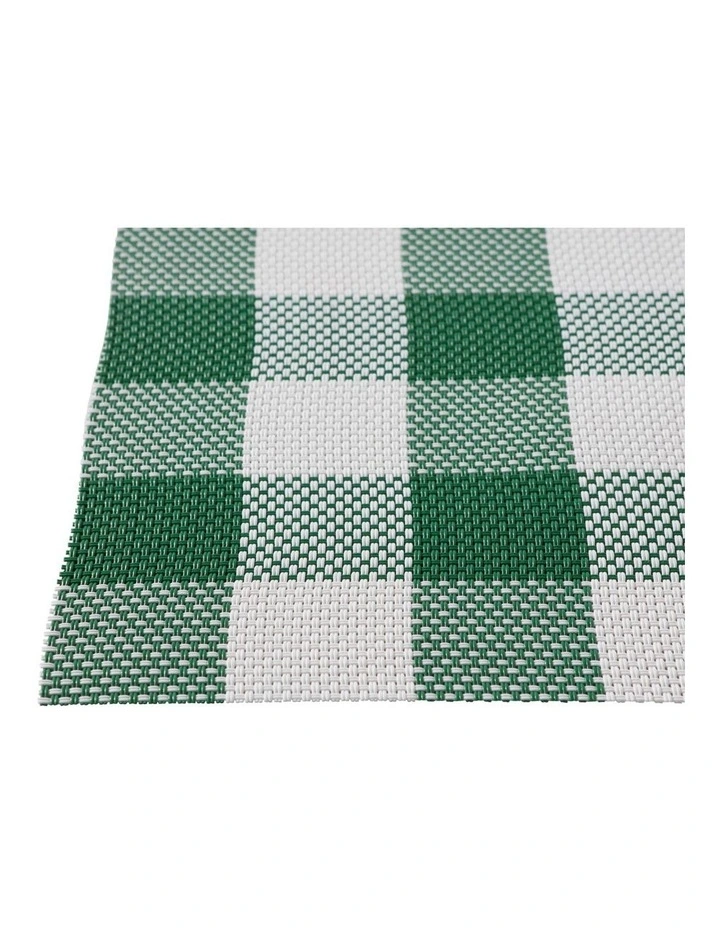 Trattoria Placemat 45x30cm Green Check image 3