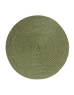 Cala Woven Placemat 36cm Green