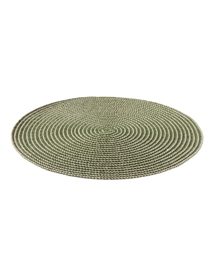 Cala Woven Placemat 36cm Green image 2