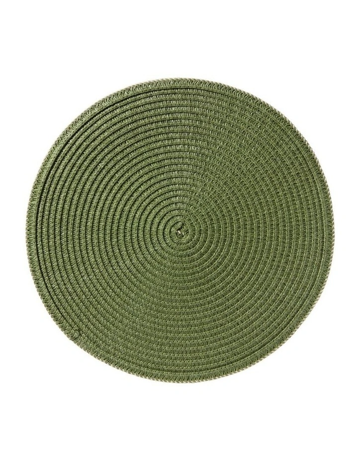 Cala Woven Placemat 36cm Green image 3