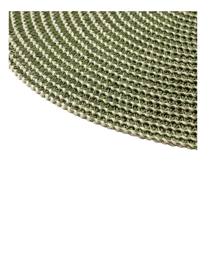 Cala Woven Placemat 36cm Green image 4