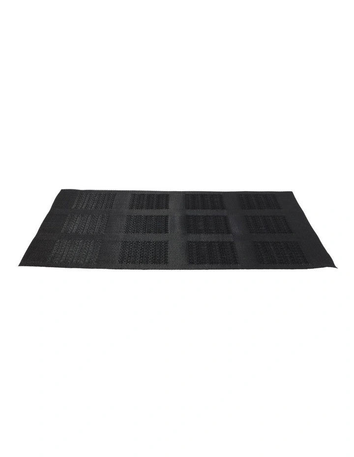 Squares Placemat 45x30cm in Black image 2