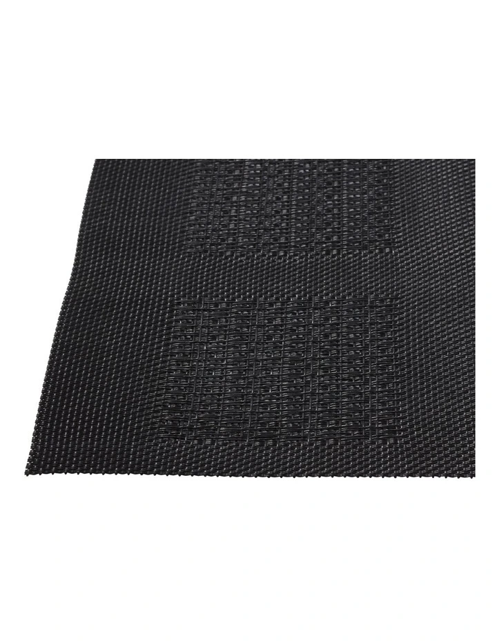 Squares Placemat 45x30cm in Black image 4