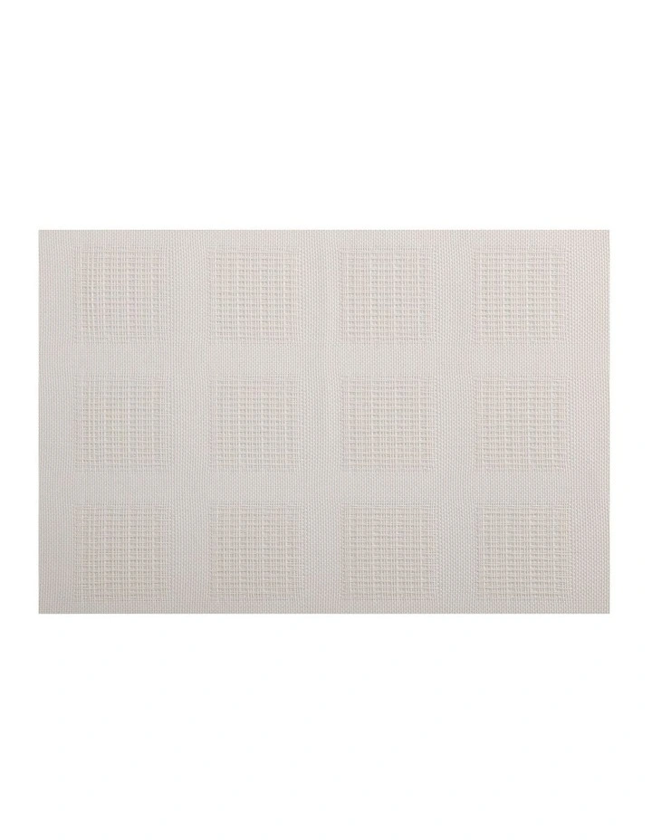 Placemat 45x30cm in White Squares image 1