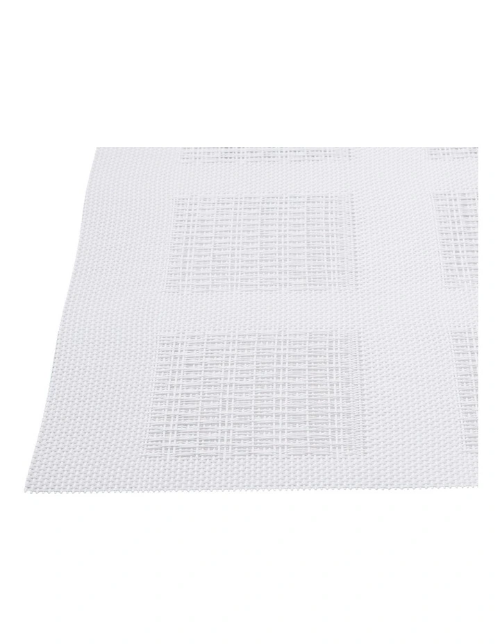 Placemat 45x30cm in White Squares image 4