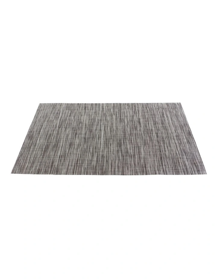 Lurex Stripe Placemat 45x30cm in Grey image 2