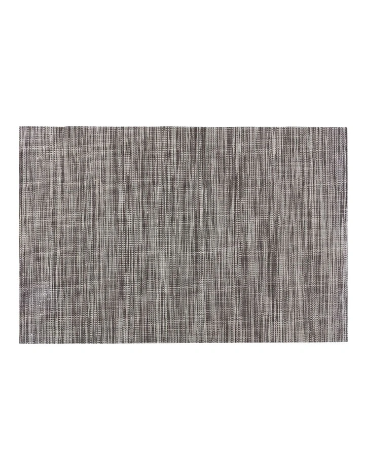 Lurex Stripe Placemat 45x30cm in Grey image 3