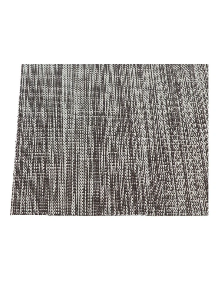 Lurex Stripe Placemat 45x30cm in Grey image 4