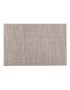 Lurex Stripe Placemat 45x30cm in Taupe
