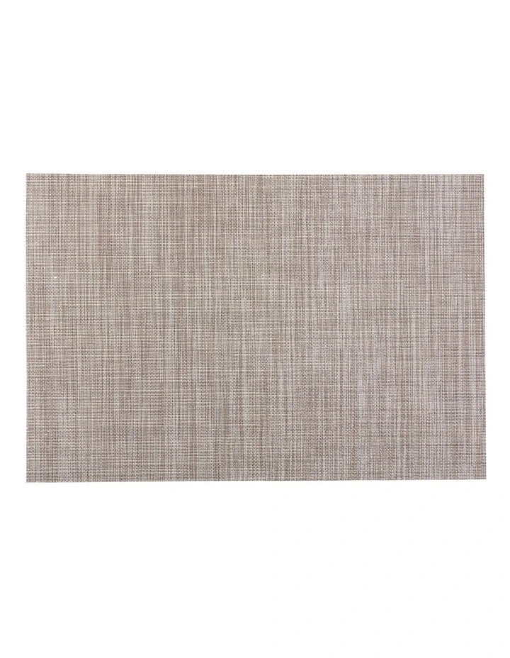 Lurex Stripe Placemat 45x30cm in Taupe image 1