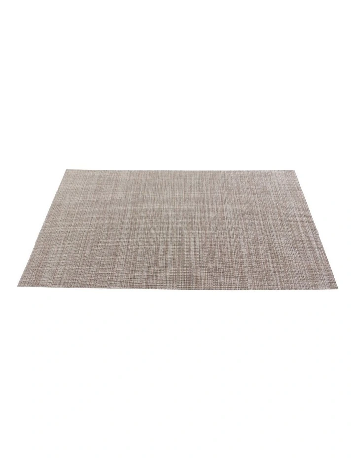 Lurex Stripe Placemat 45x30cm in Taupe image 2
