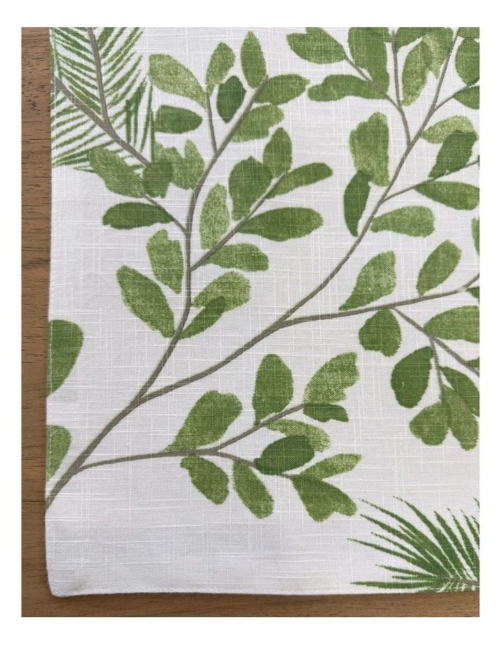 Gumdrop Table Runner 35x140cm in Green image 2