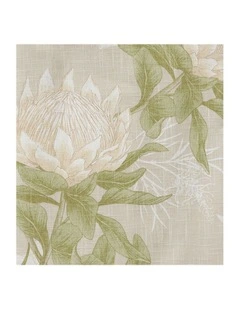 King Protea Table Runner 35x140cm in Green