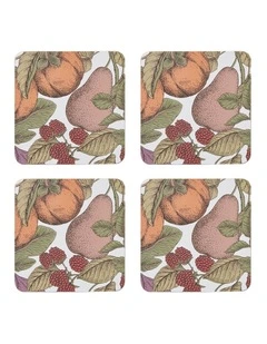Orchard Coaster Set of 4 in Multi