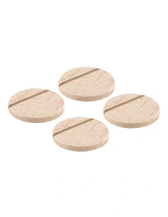 Emerson Round Coaster Pack Of 4 in Champagne